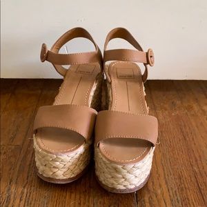 Dolce Vita brown Leather Wedges